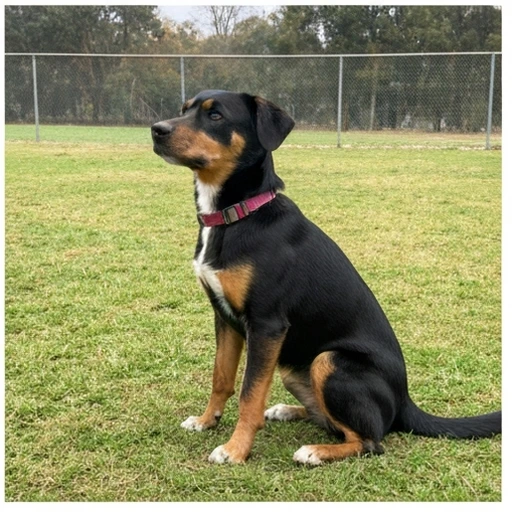 Dog obedience session