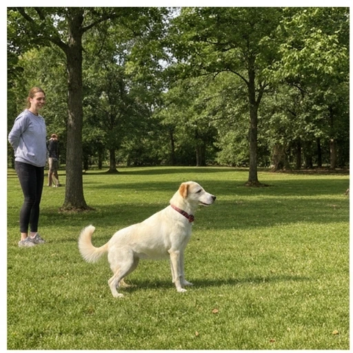 A shaded bush track on the New South Wales south coast at mid-morning, a single eastern grey kangaroo standing upright in low grass beside the trail, photographed from a low angle with the animal framed against eucalypt trunks and soft side light.